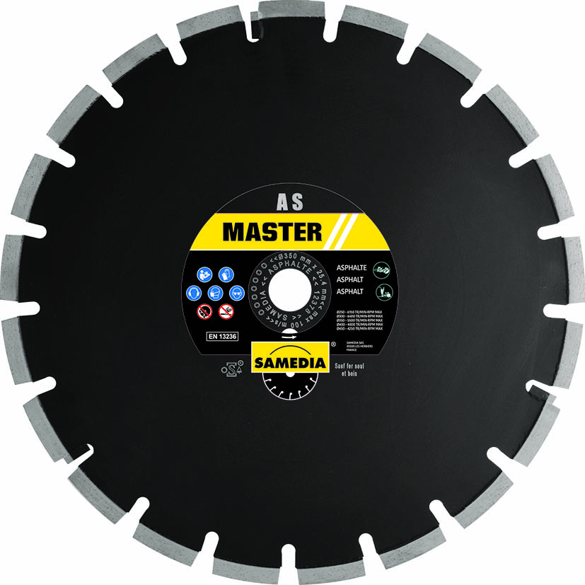 DISQUE DIAMANTÉ MASTER AS Ø350 SAMEDIA