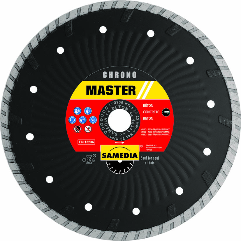 DISQUE JANTE MASTER CHRONO Ø230 SAMEDIA