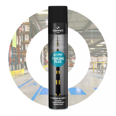 Peinture de marquage de ligne TRACING+ 750 ML Noir