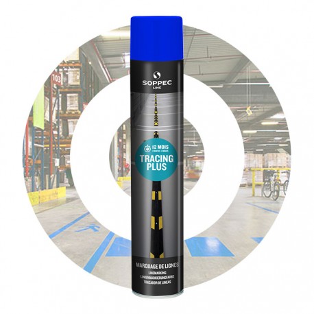 Peinture de marquage de ligne TRACING+ 750 ML BLEU