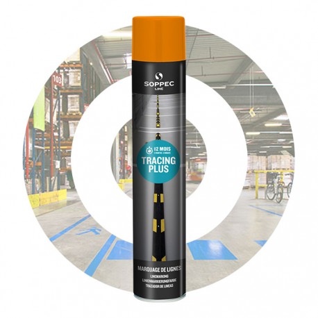 Peinture de marquage de ligne TRACING+ 750 ML ORANGE