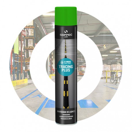 Peinture de marquage de ligne TRACING+ 750 ML VERT