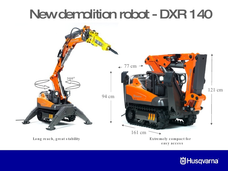 Robot Démolisseur DXR 140