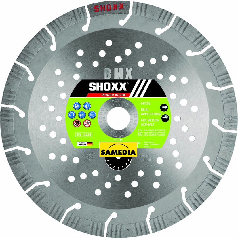 DISQUE DIAMANTÉ SHOXX BMX Ø125 SAMEDIA