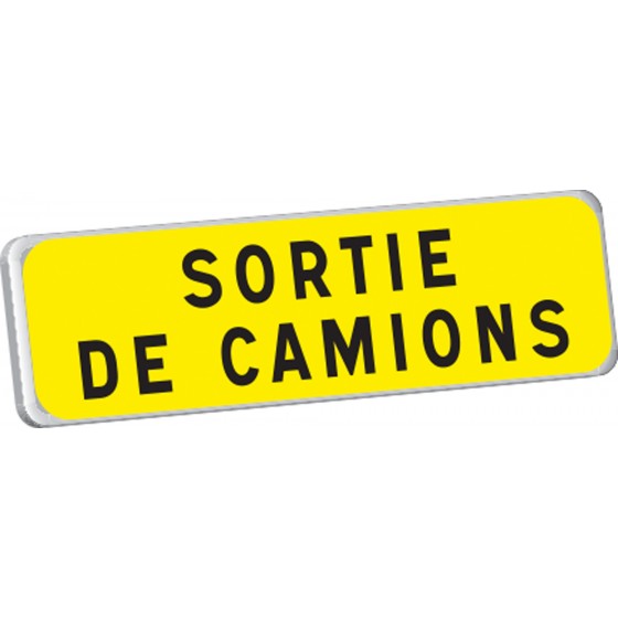 Sortie de Camions Jaune