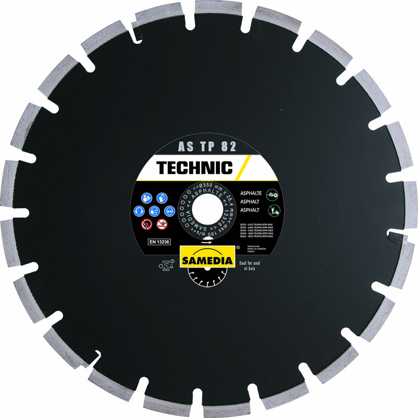 DISQUE DIAMANTÉ TECHNIC ASTP 82 Ø300 SAMEDIA