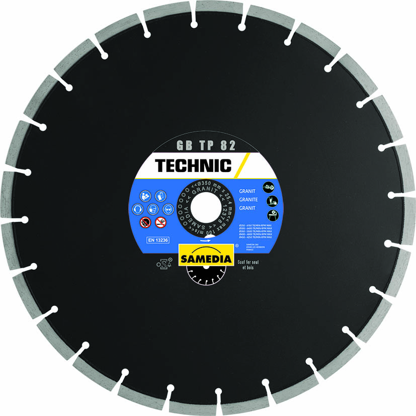 DISQUE DIAMANTÉ TECHNIC GB TP 82 Ø300 SAMEDIA AL20